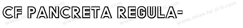 CF PanCreta Regula字体转换